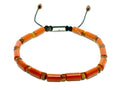 Hand Made Bracelet Red Jasper Tube stone 4mm | Castello Jewels