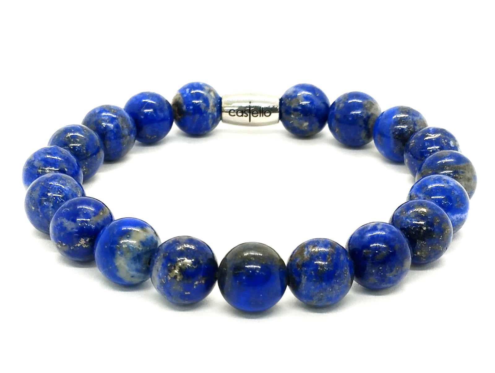 Hand Made Bracelet Lapis Lazuli Stone 10mm | Castello Jewels