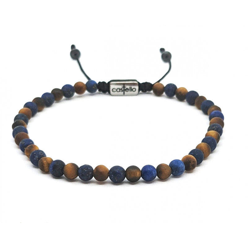 Sodalite & Tiger's Eye Stacking Bracelet, 4mm | Castello Jewels