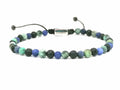 Hand Made Bracelet Lava, Sodalite, Africa Turquoise stone 4mm | Castello Jewels