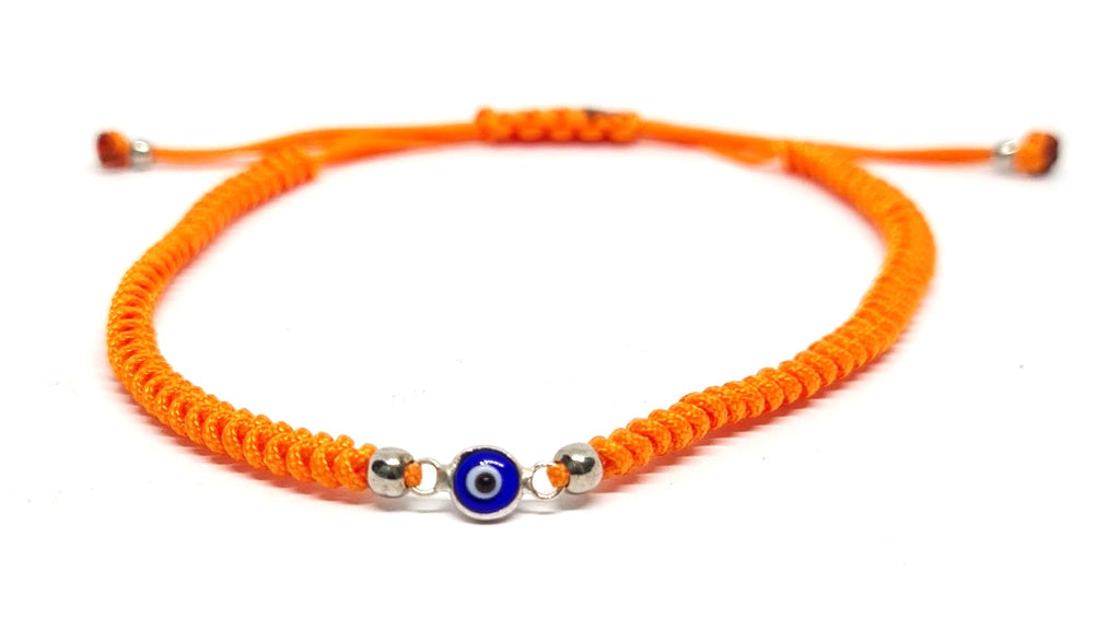 Hand made Evil Eye silver bracelet — view 8 | Castello Jewels