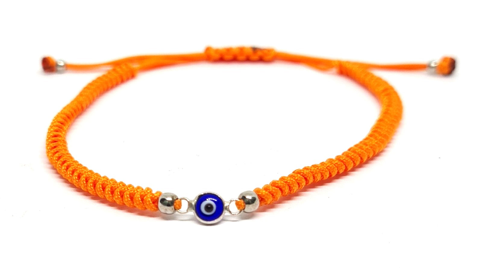 Hand made Evil Eye silver bracelet — view 8 | Castello Jewels