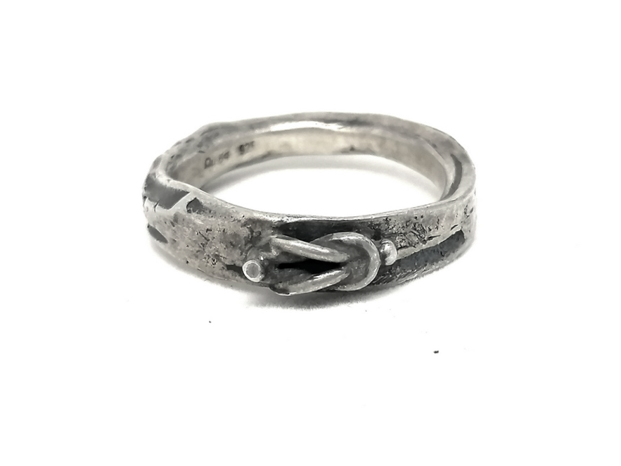 Mens Silver Ring Knott | Castello Jewels