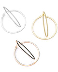 Hoop Silver earrings | Castello Jewels