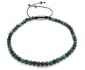 Hand Made Anklets, Africa Turquoise stone 4mm | Castello Jewels
