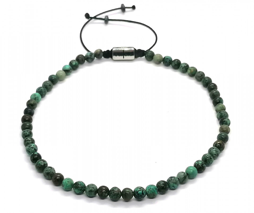 Hand Made Anklets, Africa Turquoise stone 4mm | Castello Jewels