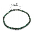 African Turquoise Boho Anklet, 4mm | Castello Jewels