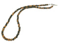 Hand Made Necklace, Tiger's Eye stone Mat of 4mm | Castello Jewels