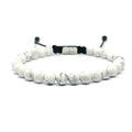 Matte Howlite Bracelet, 6mm | Castello Jewels