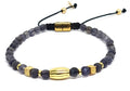 Hand Made Bracelet Silver 925 Gold Plated CHIC Iolite stone 4mm | Castello Jewels