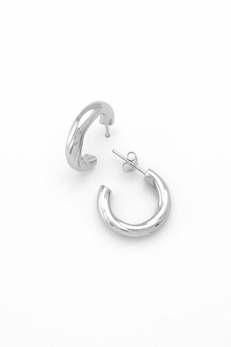 Silver cribs earrings | Castello Jewels