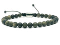 Gemstone Bracelet Obsidian stone 6mm | Castello Jewels