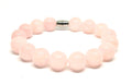 Hand Made Bracelet, Pink Quartz Stone 12BM | Castello Jewels