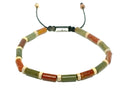 Hand Made Bracelet Red Picasso Tube Shape stones 4mm | Castello Jewels
