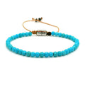 Turquoise Bracelet, Waterproof, 4mm | Castello Jewels