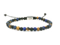 Hand Made Bracelet, Onyx Polish, Tiger Eye Polish, Sodalite stone 4mm | Castello Jewels