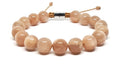 Hand Made Bracelet Moonstone stone 10mm | Castello Jewels