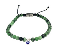 Turquoise Evil Eye Gemstone Bracelet, 4mm | Castello Jewels