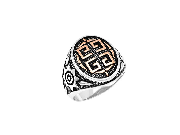 Mens 925 Silver Ring Eternity | Castello Jewels