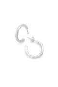 Silver cribs earrings | Castello Jewels