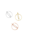 Hoop Silver earrings | Castello Jewels