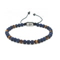 Sodalite & Tiger's Eye Gemstone Bracelet, 4mm | Castello Jewels
