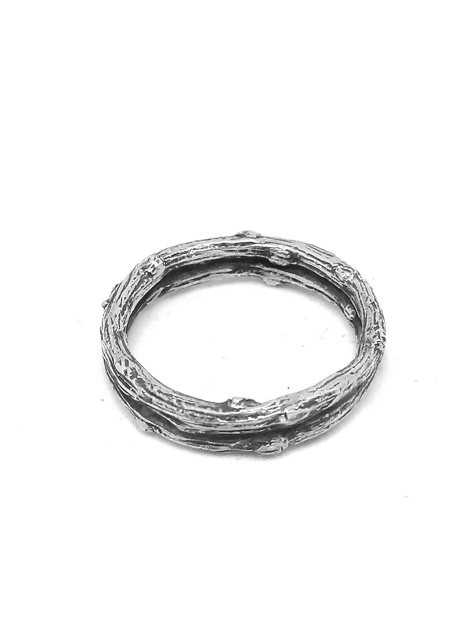 Mens Silver Ring — view 2 | Castello Jewels