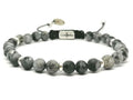 Silver 925, Bracelet Minimal, Labradorite, 6mm stone | Castello Jewels