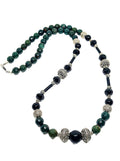 Hand Made Necklace Silver 925 Blood Stone 12mm | Castello Jewels