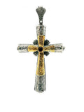 Byzantine Cross Pendant 925 silver | Castello Jewels