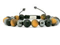 Bracelet 'MULTI Lava, Tiger Eye, Hematite stone | Castello Jewels