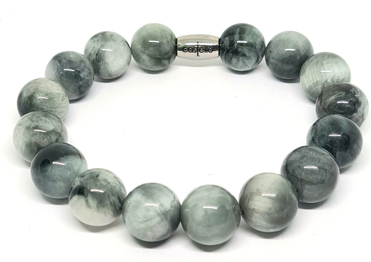 Hand Made Bracelet, Eagle Eye Stone 12BM | Castello Jewels