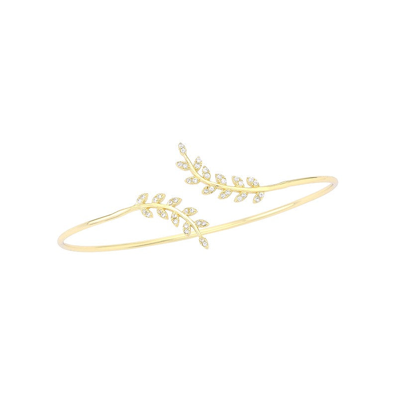 Leaf branch Bracelet — view 2 | Castello Jewels
