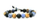 Bracelet Onyx, Tiger's eye, Sodalite 10mm stone | Castello Jewels