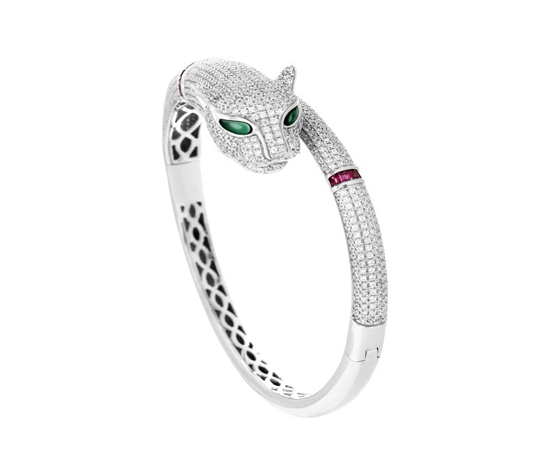 Micro Pave Bangle Bracelet | Castello Jewels