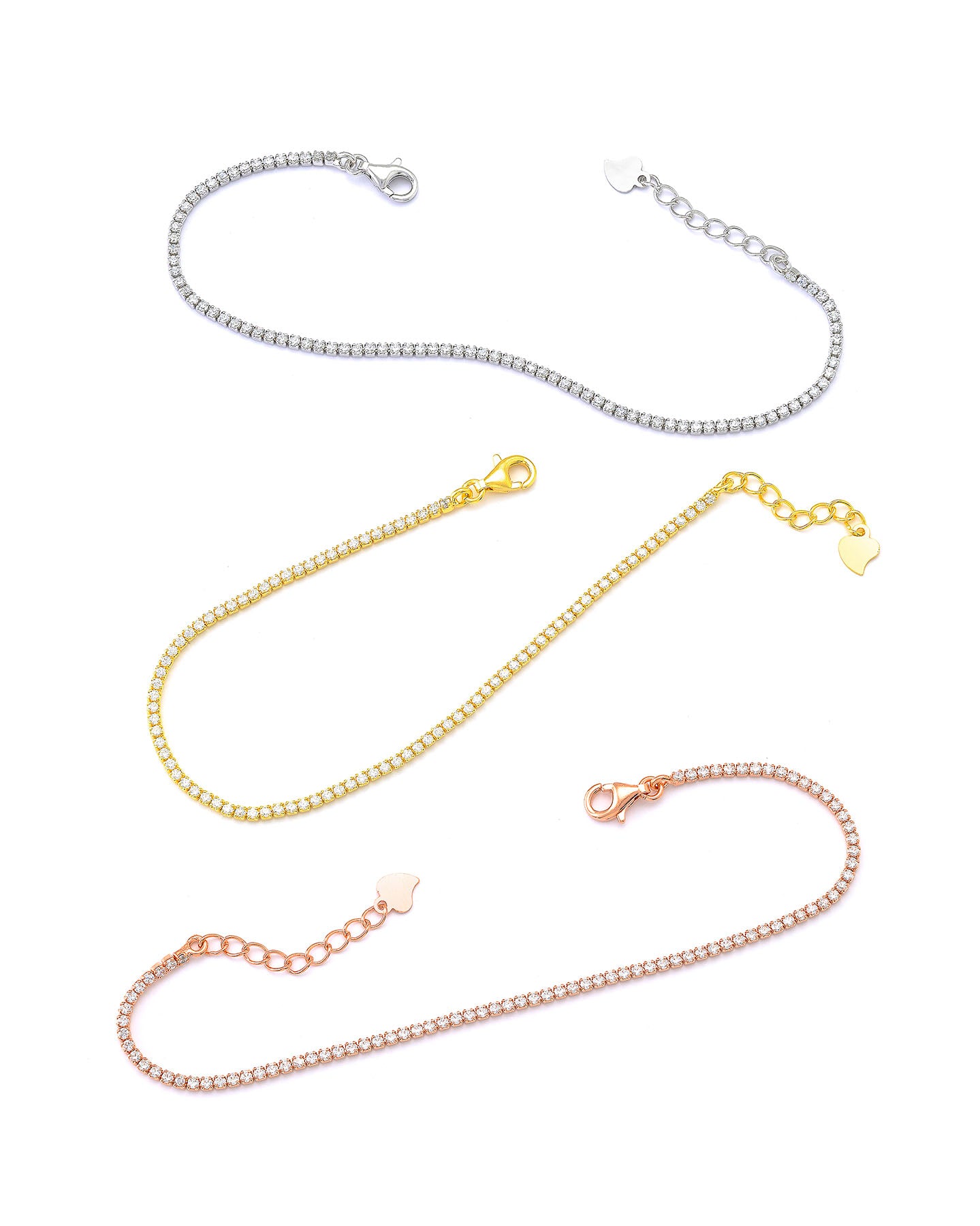 Tennis Silver Bracelet | Castello Jewels