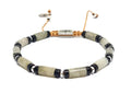 Hand Made Bracelet Silver 925 MINIMAL Spectrolite stone 4*2m | Castello Jewels