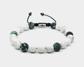 Gemstone Bracelet Howlite-African turquoise. stone 8mm | Castello Jewels