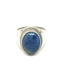 Mens silver ring Lapis Lazuli | Castello Jewels