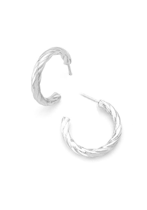 Silver cribs earrings | Castello Jewels