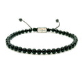 Polished Onyx Bracelet, Water-Resistant, 4mm | Castello Jewels