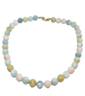 Hand Made Necklace Beryl Stone 10mm | Castello Jewels