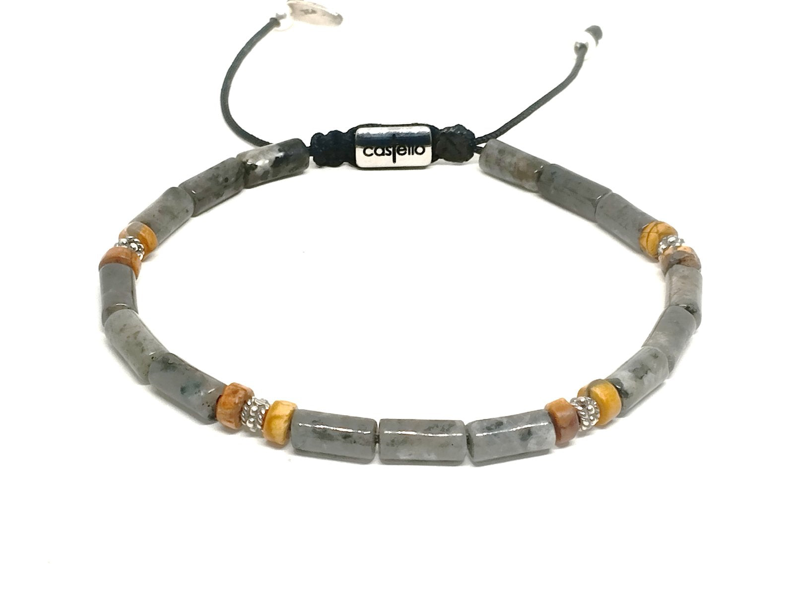 Silver Bracelet 925, Pyrate stone 4mm | Castello Jewels
