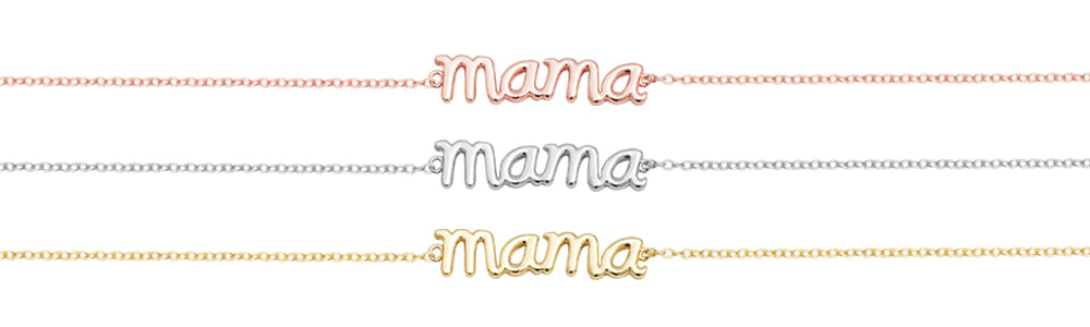 Mama Silver bracelet | Castello Jewels