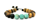 Bracelet Tigers Eye, 10mm stone | Castello Jewels