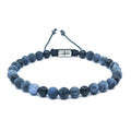 Sodalite & Onyx Bracelet, Polished, 6mm | Castello Jewels