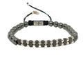 Hand Made Bracelet Ancient 925 Silver, Hematite 6mm stone | Castello Jewels