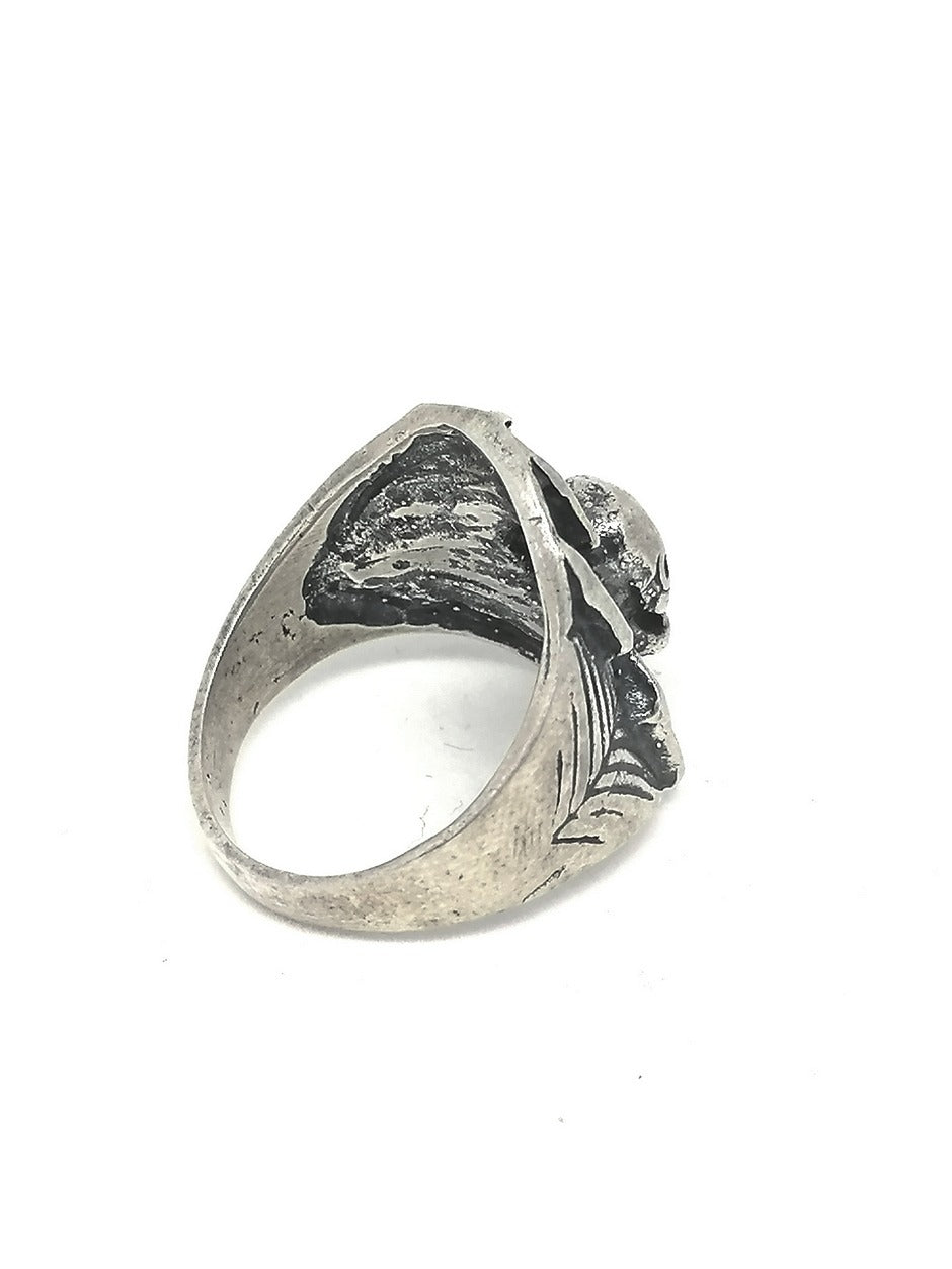 Mens Silver Ring Spider — view 2 | Castello Jewels