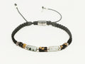 Silver 925 Bracelet Kiwi Tube stone 4mm | Castello Jewels