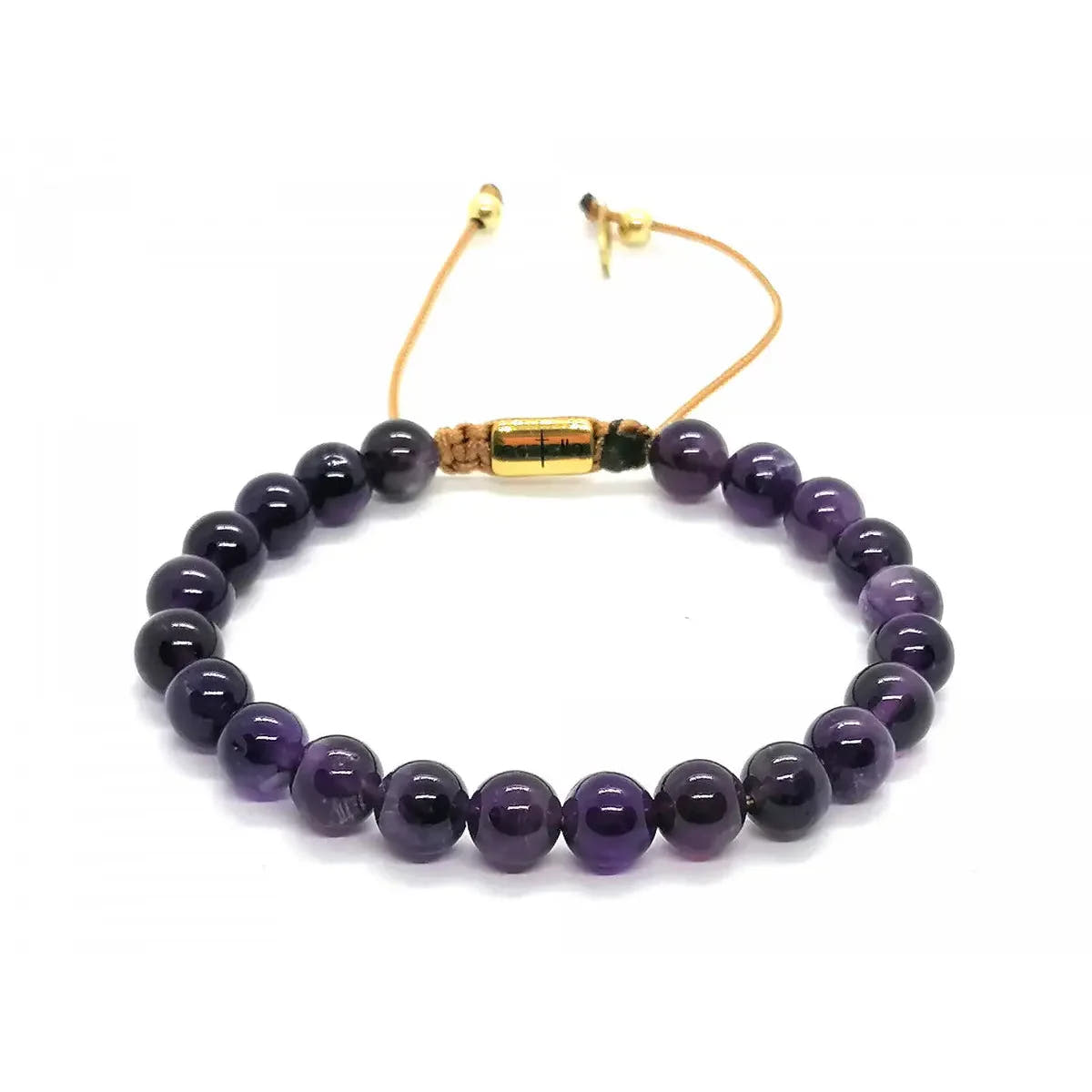 Amethyst Stacking Bracelet, 8mm | Castello Jewels